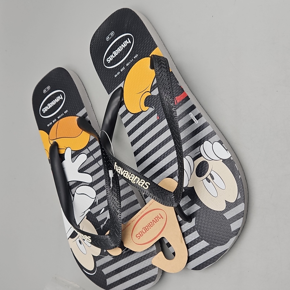 Havaianas Mickey Mouse Disney Sandals Sz 43-44 Men’s 11/12 New